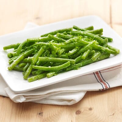 Haricots verts aux fines herbes et à l’ail